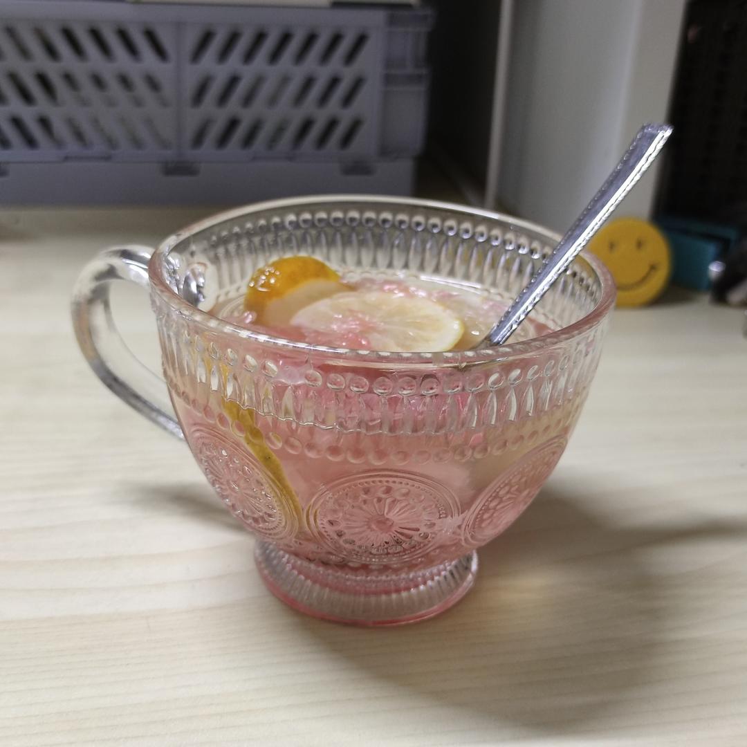 蜂蜜柚子柠檬🍋水