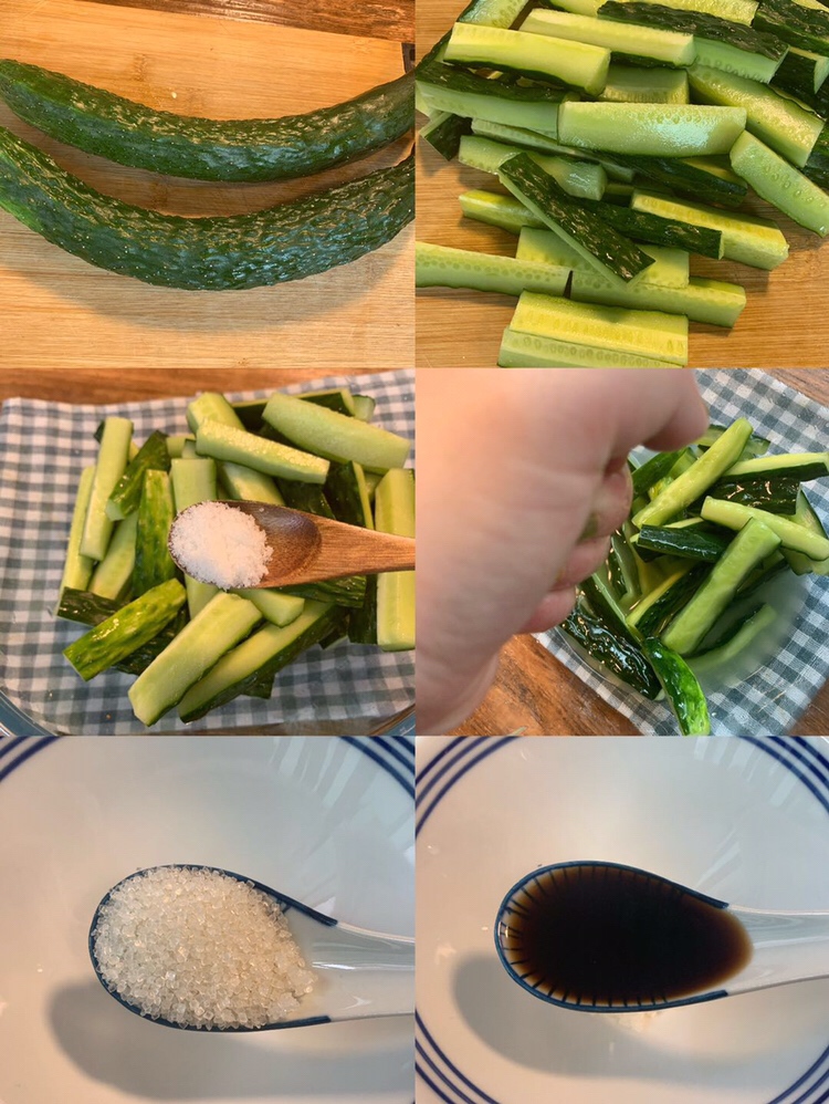 🔥酸辣可口的腌黄瓜，附美味腌制配方‼️的做法 步骤1