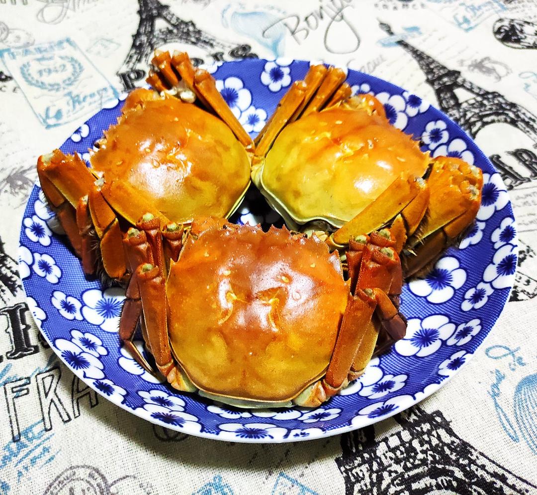 清蒸大闸蟹