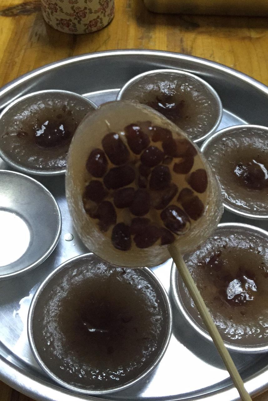 蜜豆钵仔糕
