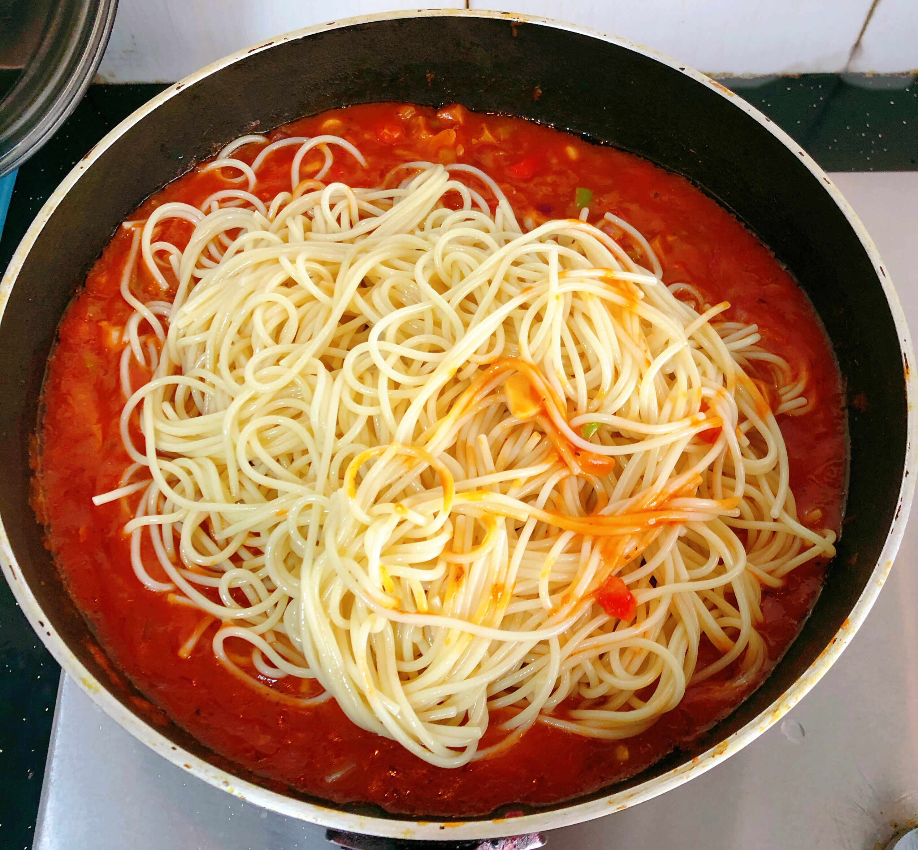 番茄罗勒风味意大利面🍝回味无穷的做法 步骤8