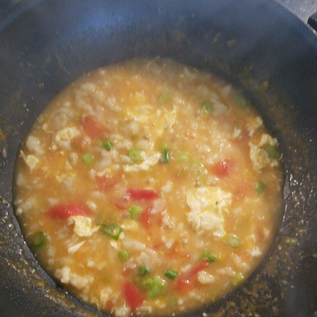 西红柿鸡蛋疙瘩汤