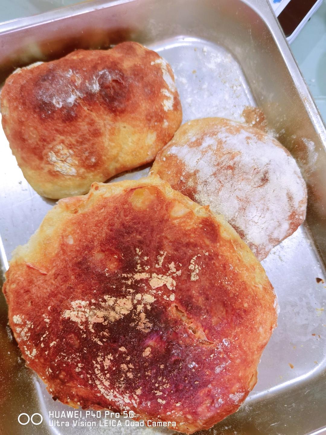 零机器免揉|徒手做出漂亮大气孔欧包|恰巴塔Ciabatta