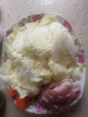 大白菜炖豆腐的做法 步骤1