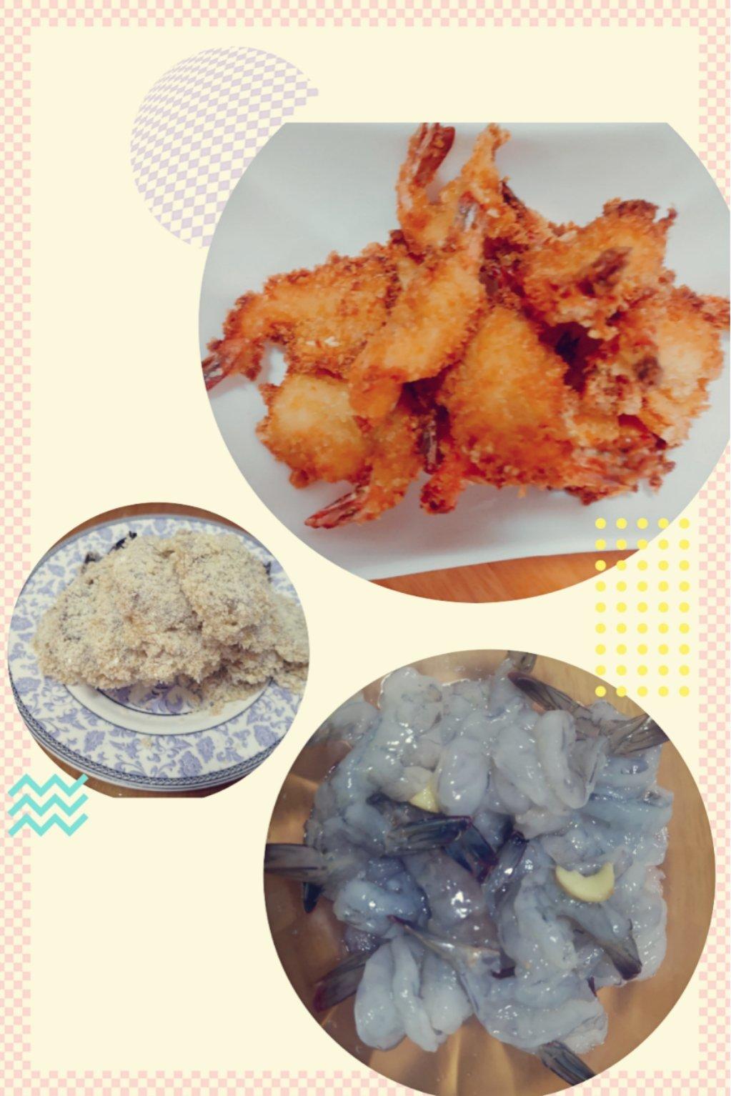 面包糠炸虾
