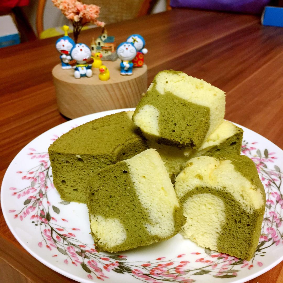 六寸抹茶戚风蛋糕
