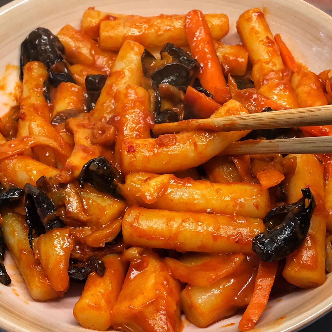 小森林轻食做的韩式辣炒年糕