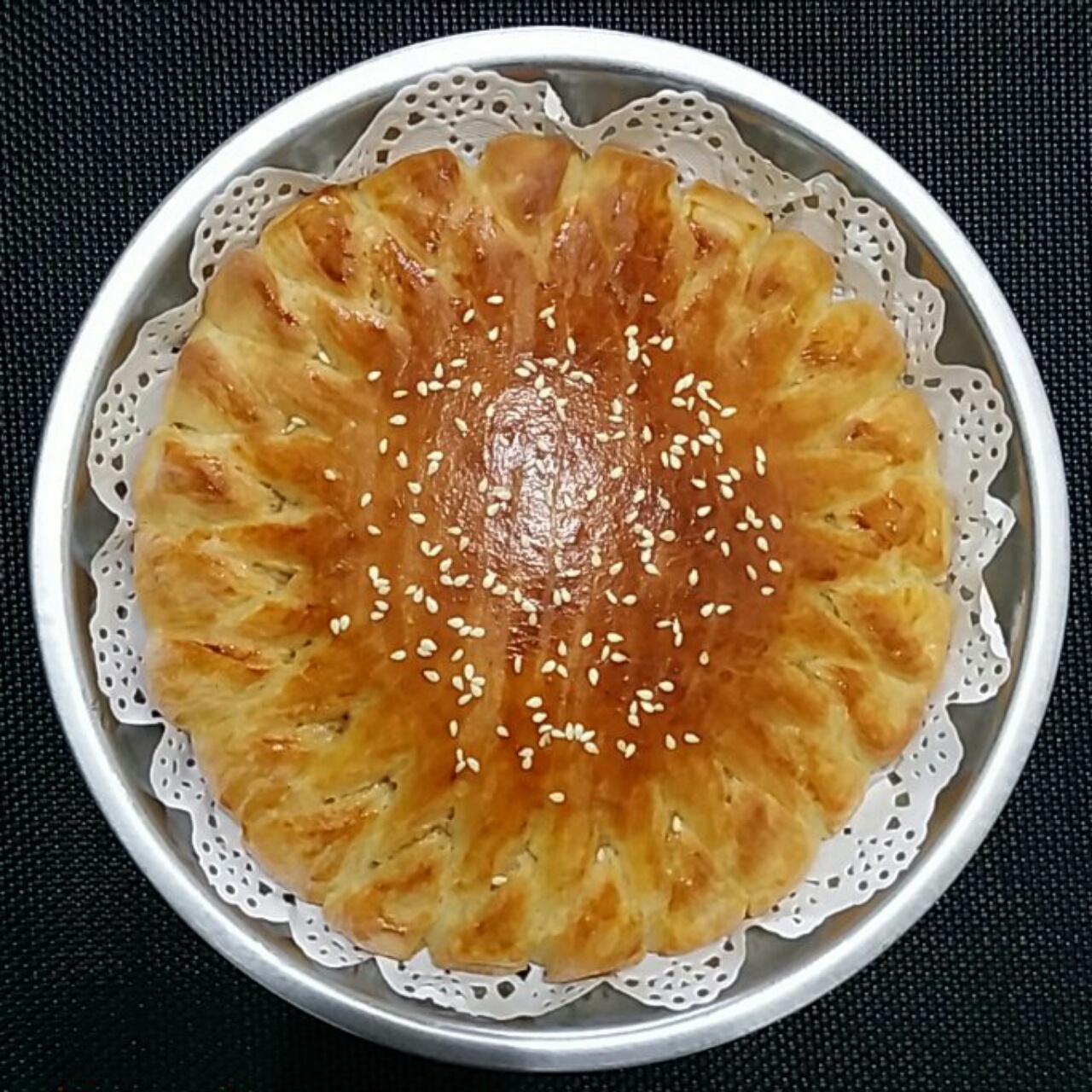 向日葵豆沙面包