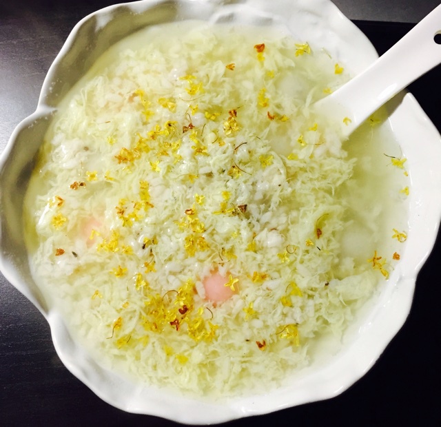 蛋花酒酿圆子