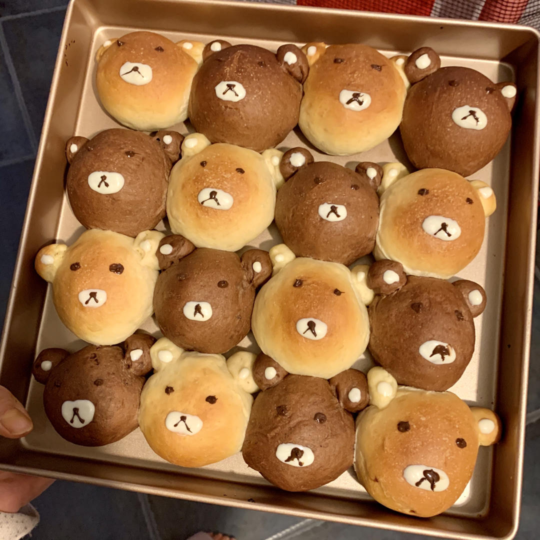 小熊挤挤面包