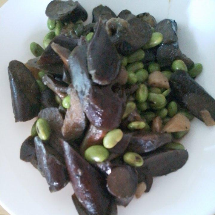 红烧茄子毛豆