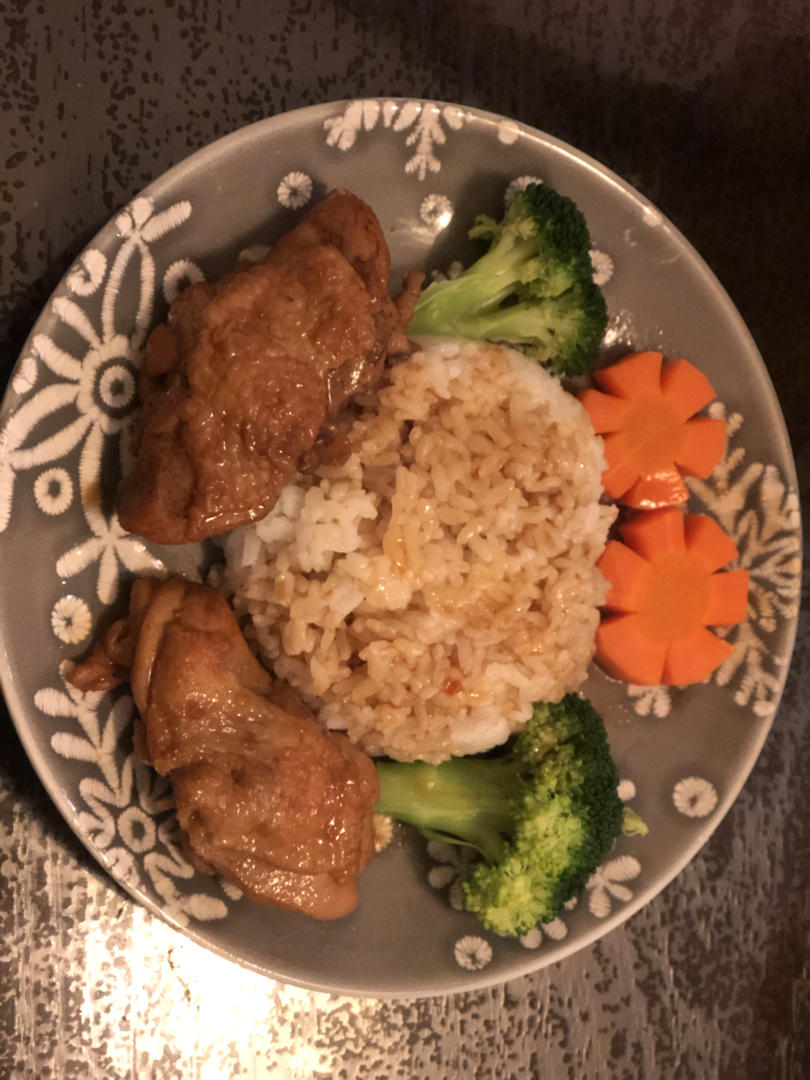照烧鸡腿饭