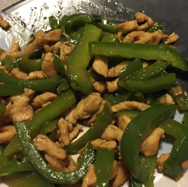 青椒炒肉丝