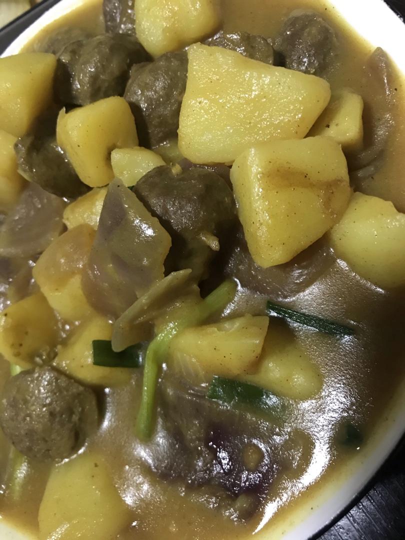 咖喱牛肉丸