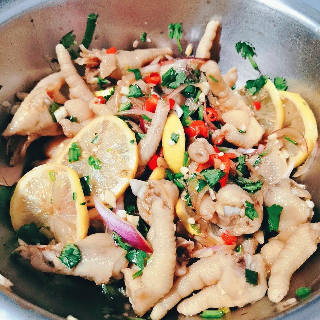 【柠檬酸辣鸡爪】自制超级无敌美味的网红鸡爪