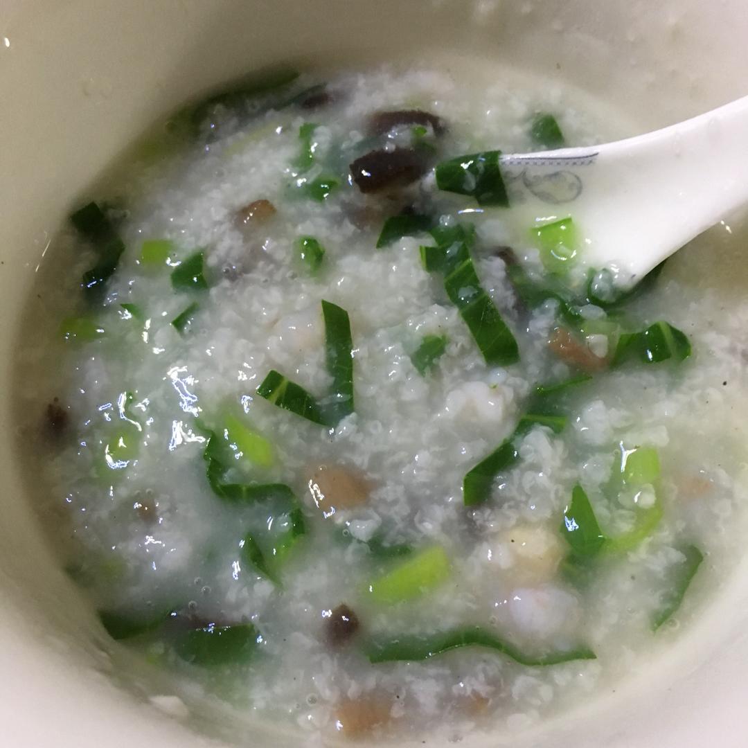 海参虾仁干贝粥