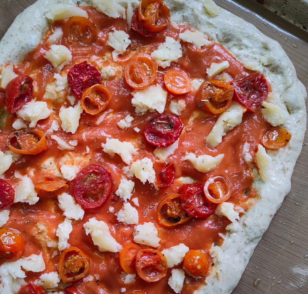 被惊艳到❗️一口爱上❗️超薄玛格丽特披萨🍕