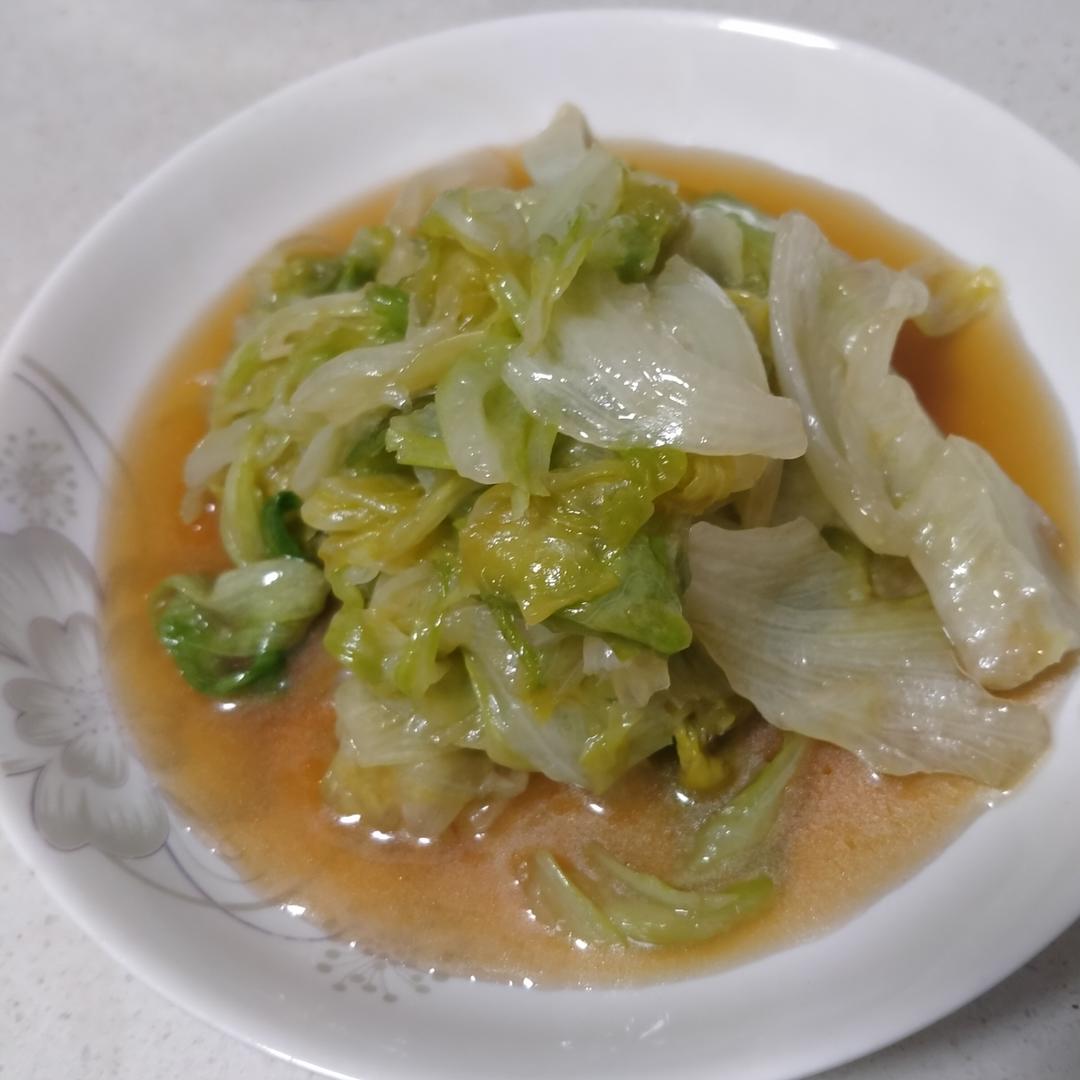 一点不输饭店的白灼罗马生菜