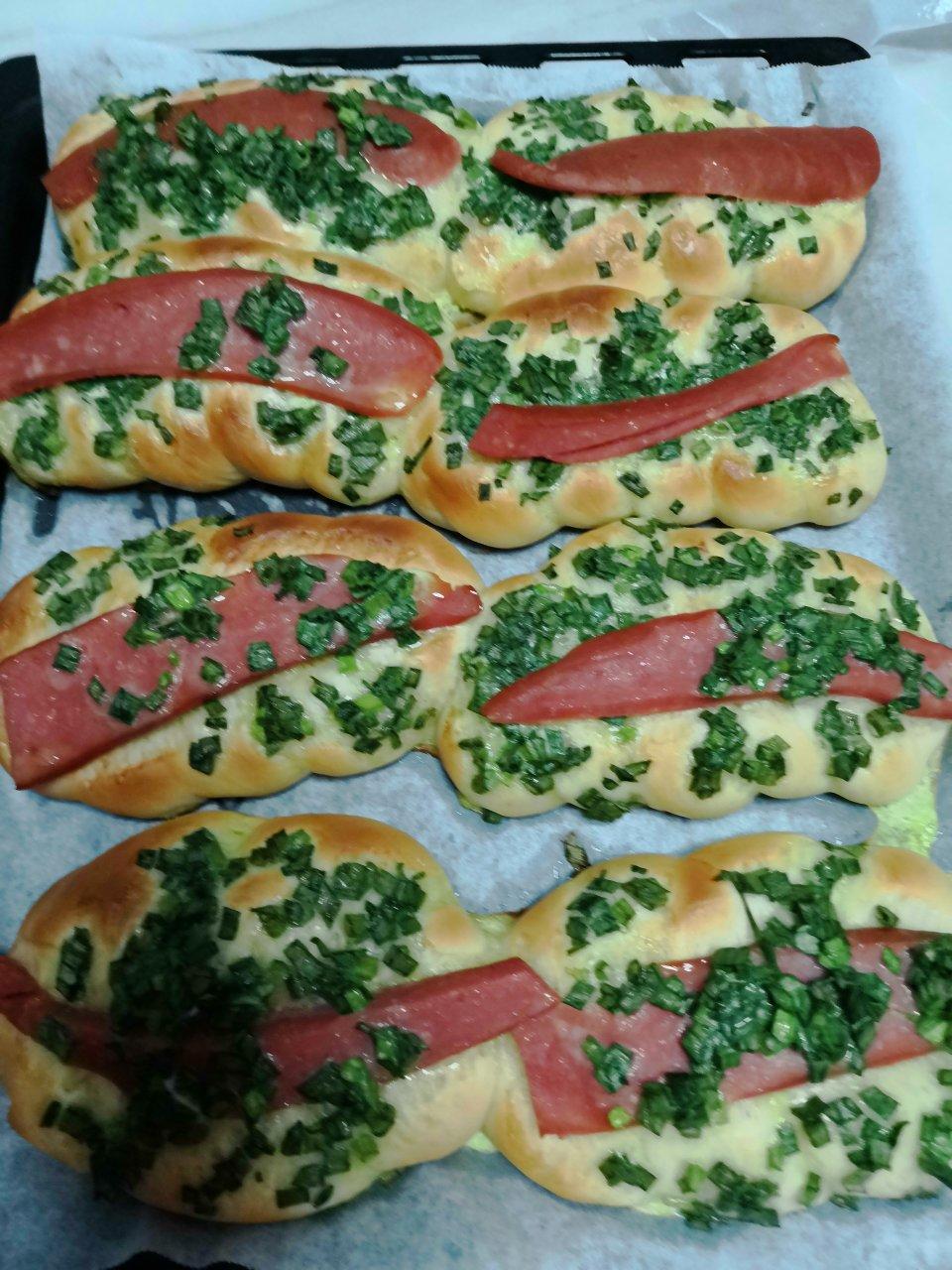 牛油香葱软面包 可以一天三顿都吃它！