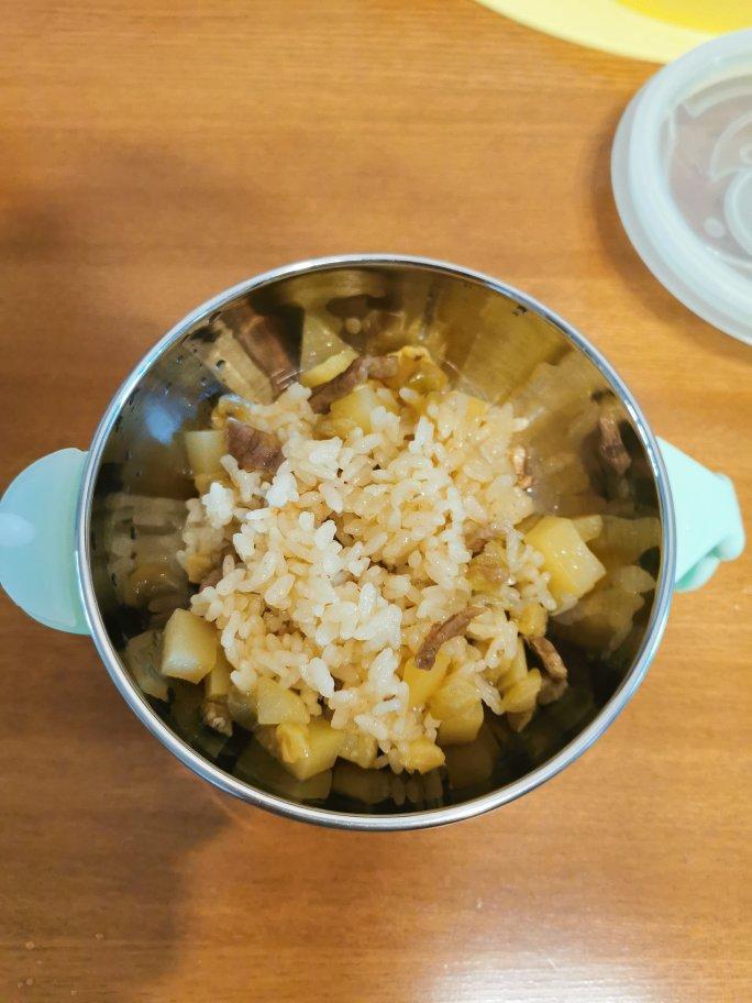 宝宝辅食:茄子焖饭