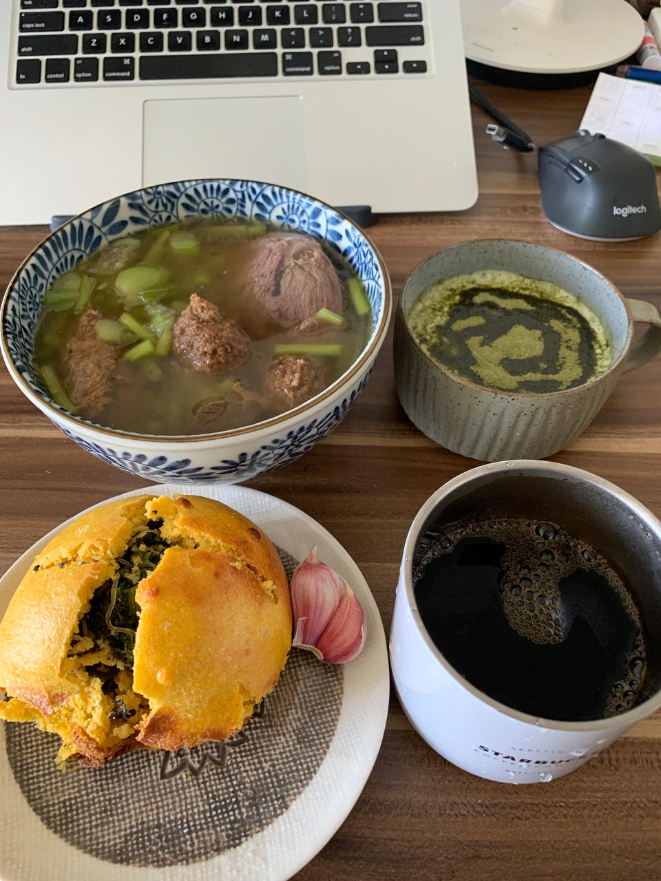 （减脂）玉米面菜团子