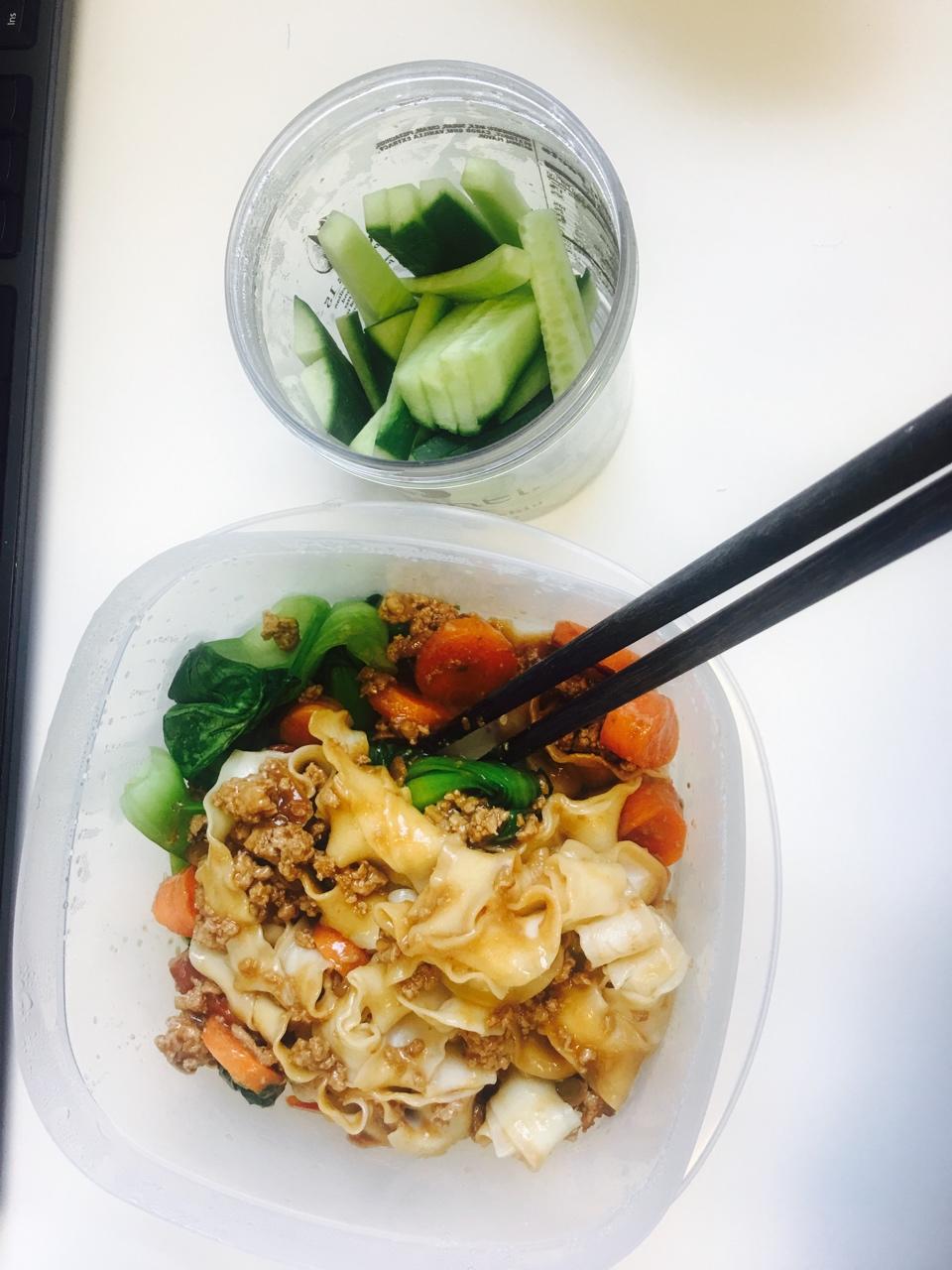 自制杂酱面