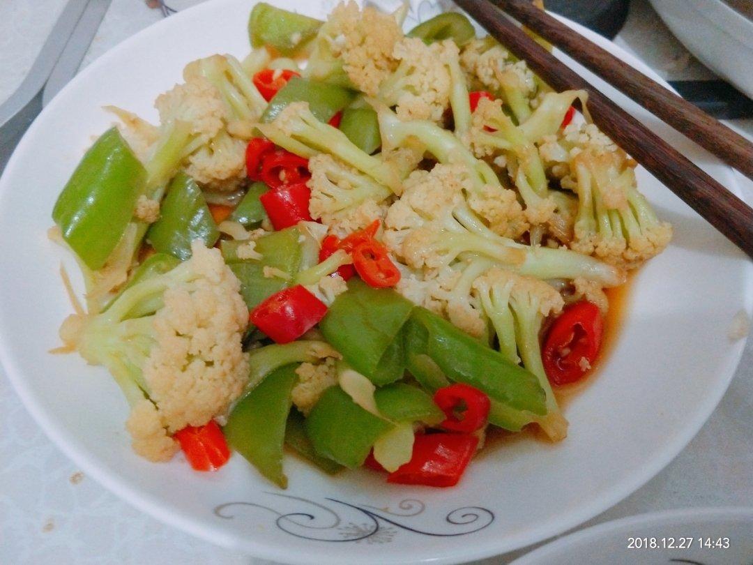 老丁的私房菜-干锅花菜