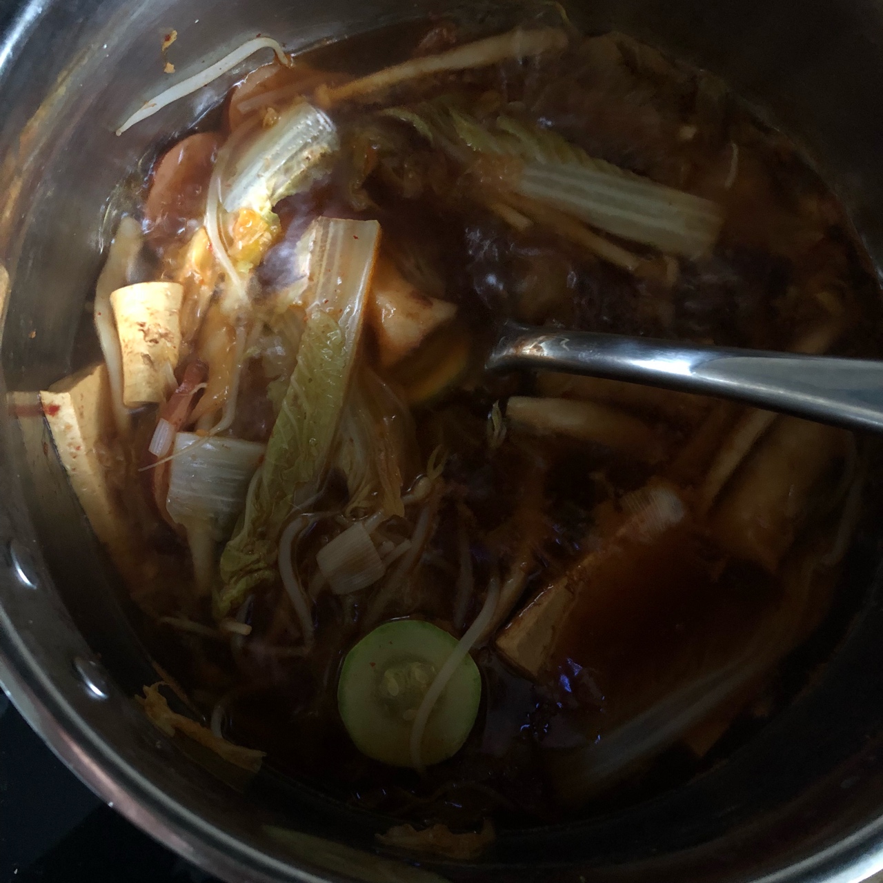韩式泡菜汤（김치찌개 ）