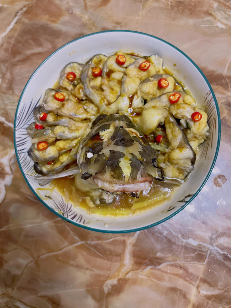 孔雀开屏清蒸鱼