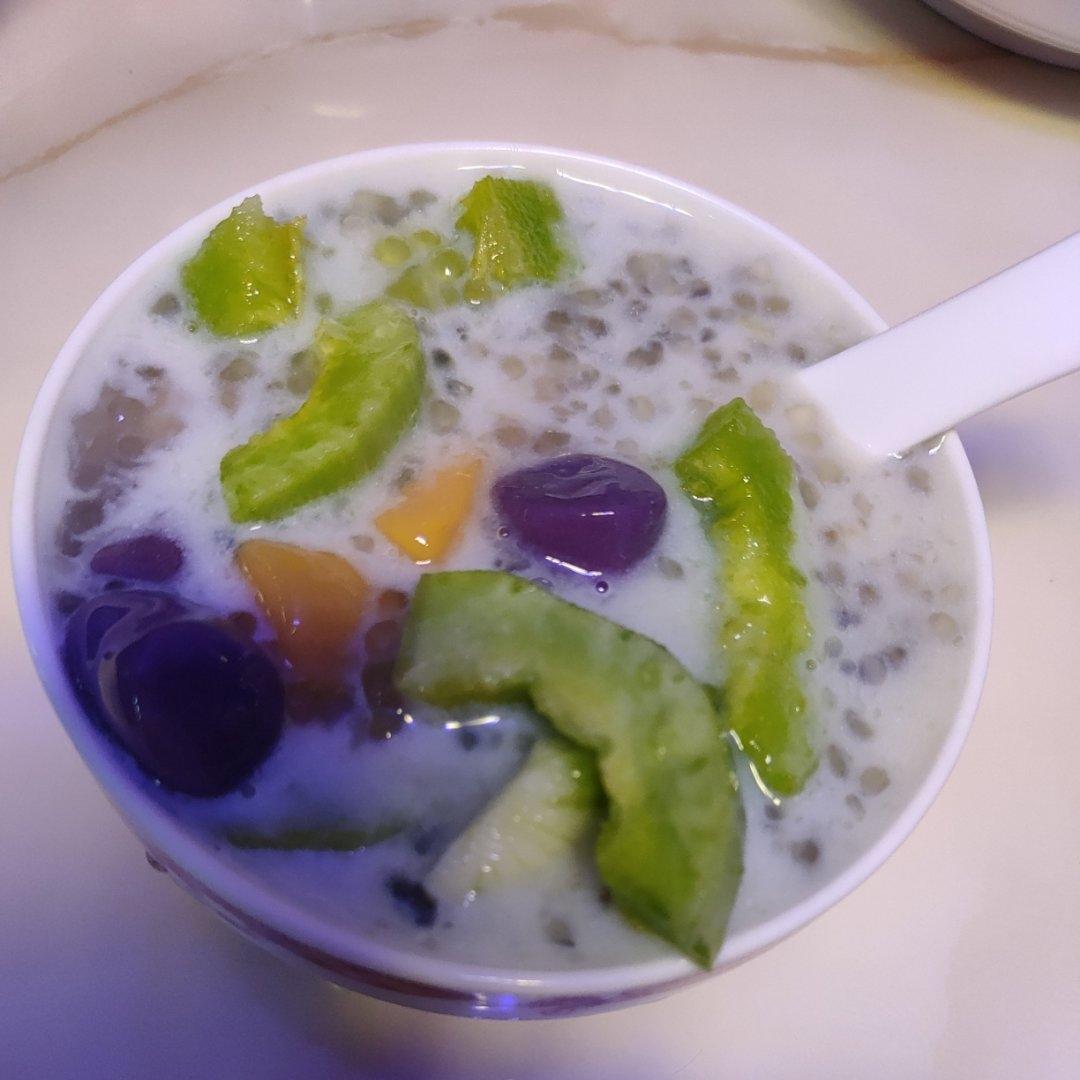 芒果芋圆西米露