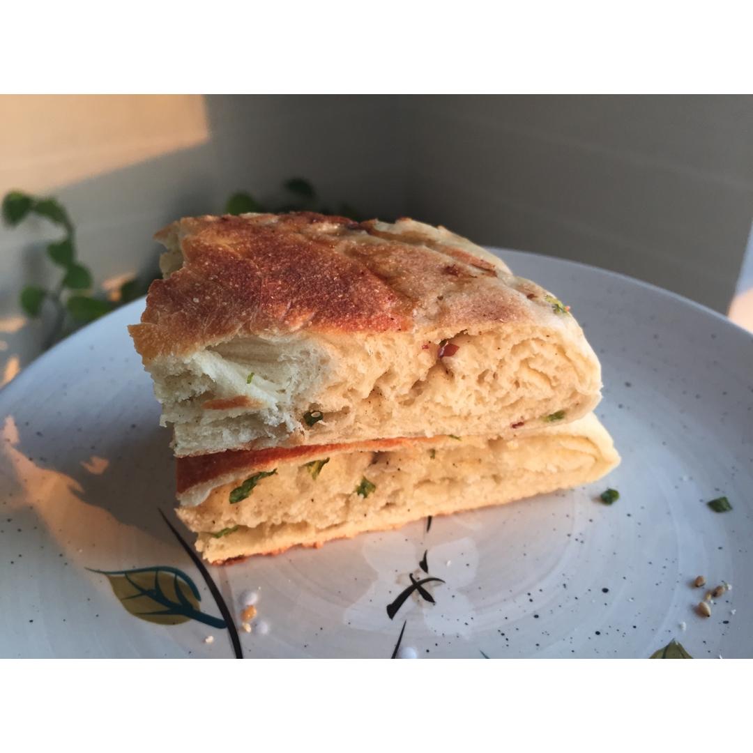 葱香发面饼