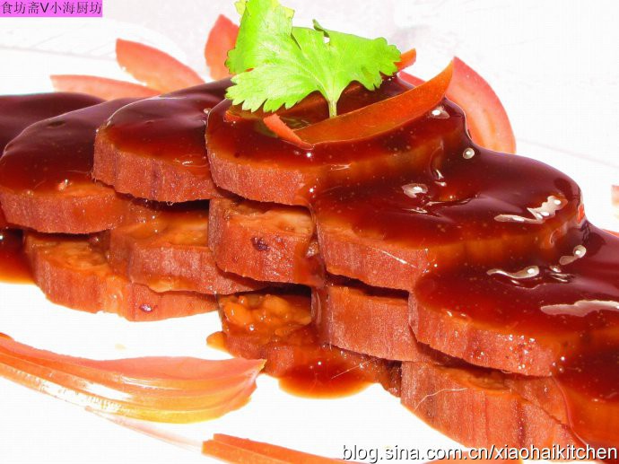 蜜汁莲藕的做法