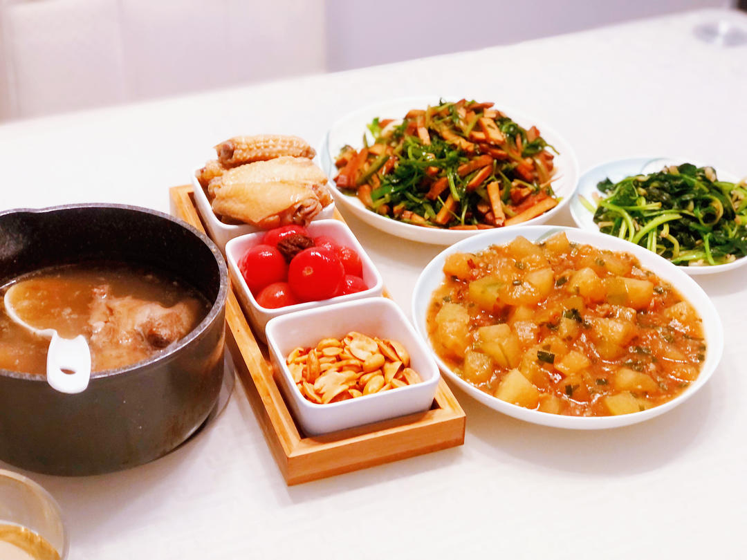 家里的午餐味道