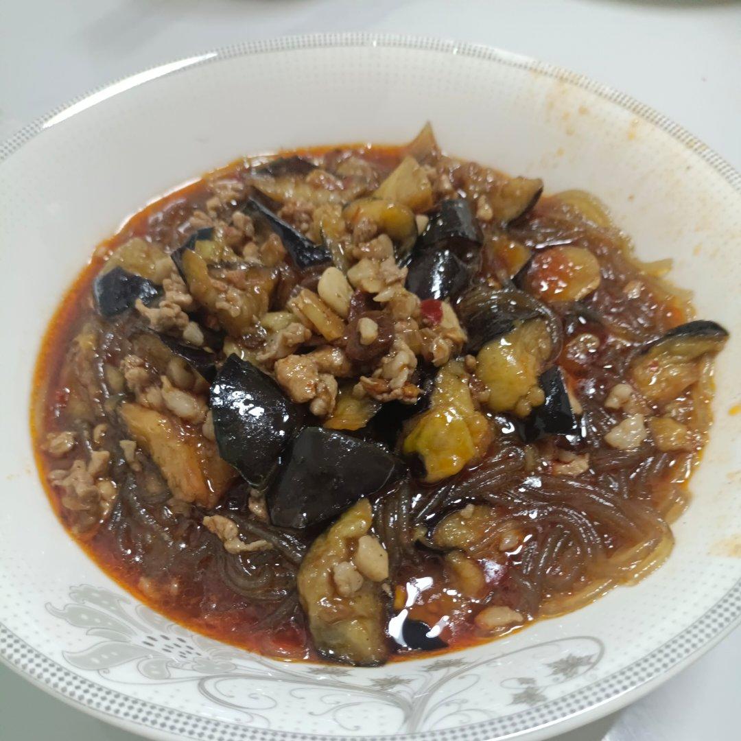 茄子粉条炖肉