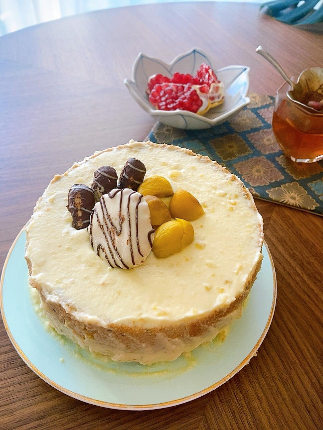 秋冬限定伯爵红茶栗子裸蛋糕