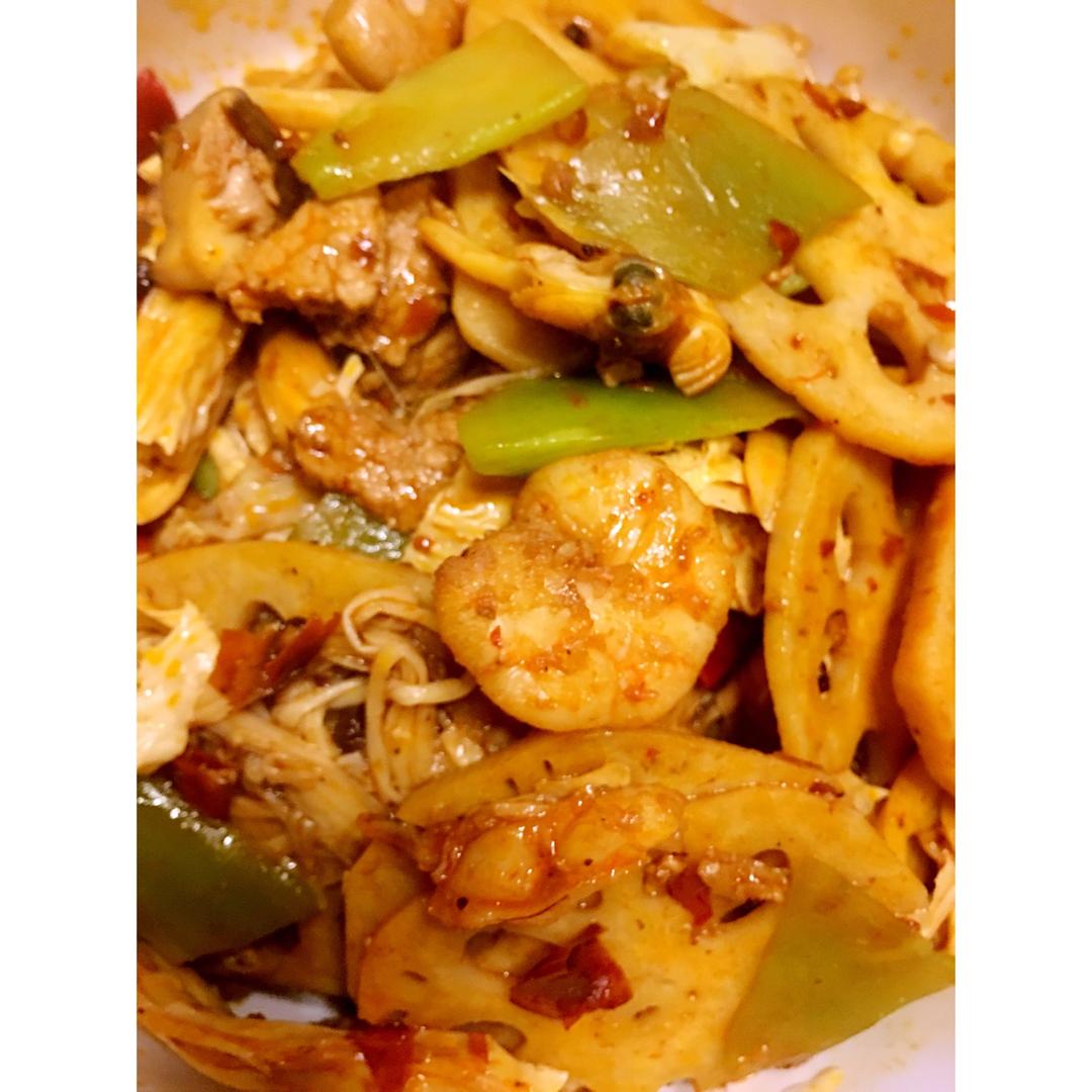 东闪闪做的麻辣香锅