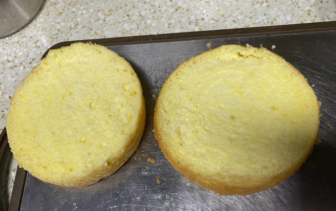 6寸原味戚风蛋糕