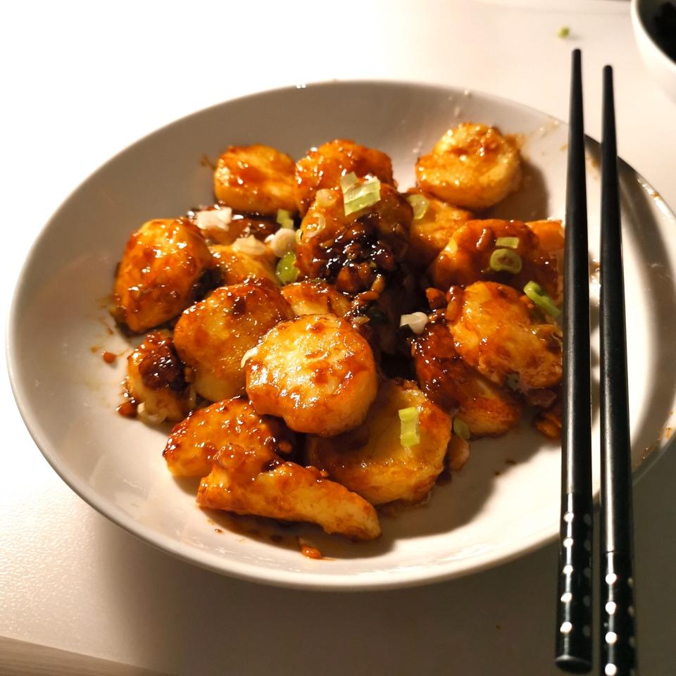 🔥超快手～酱汁日本豆腐，外酥里嫩