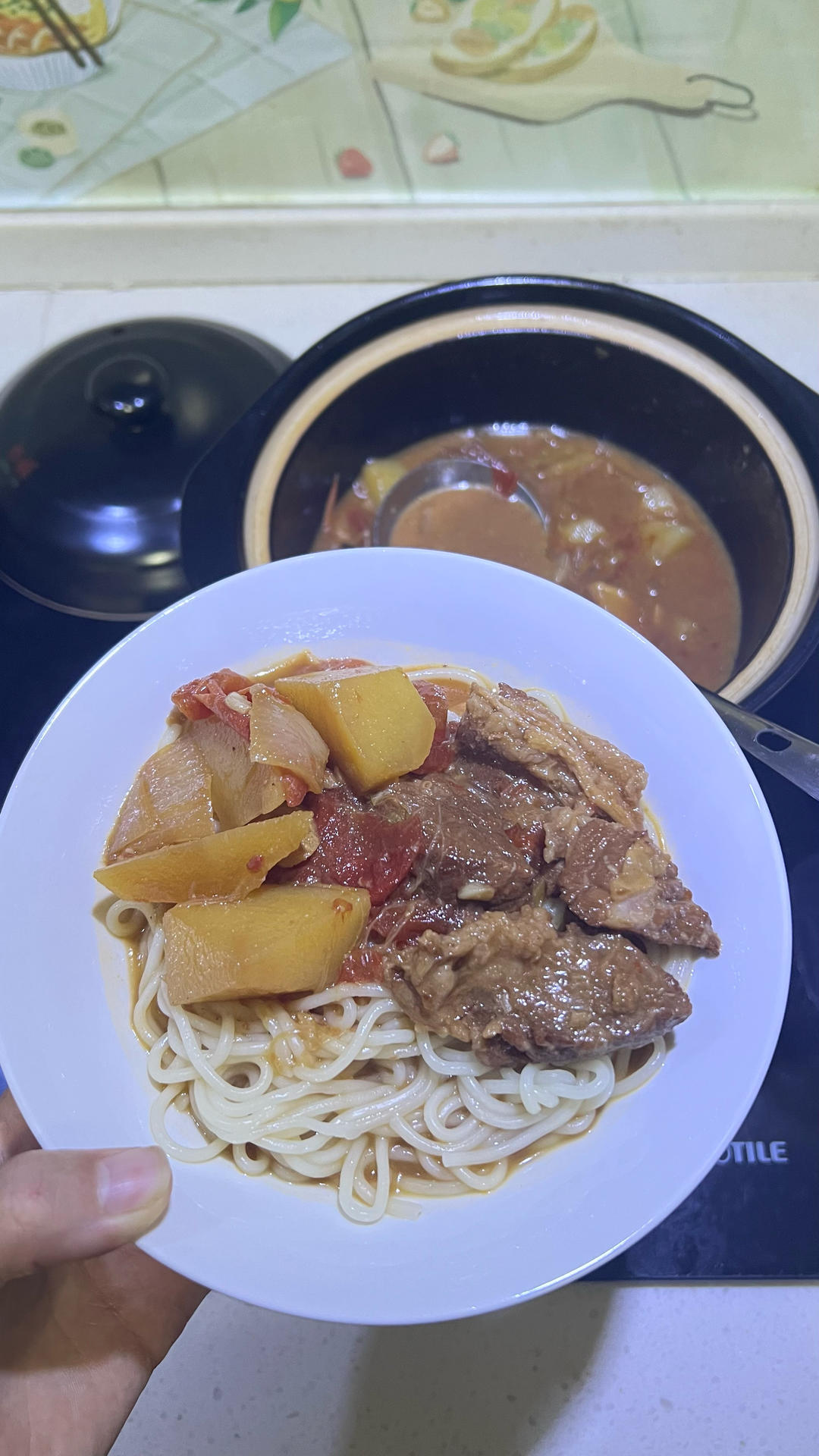 番茄土豆炖牛腩