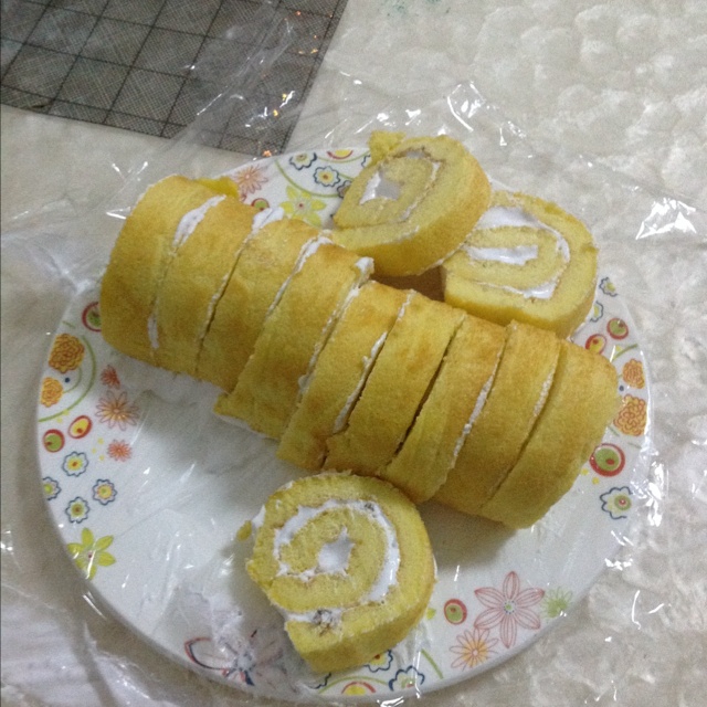 烫面戚风蛋糕卷，平凡，不平淡。