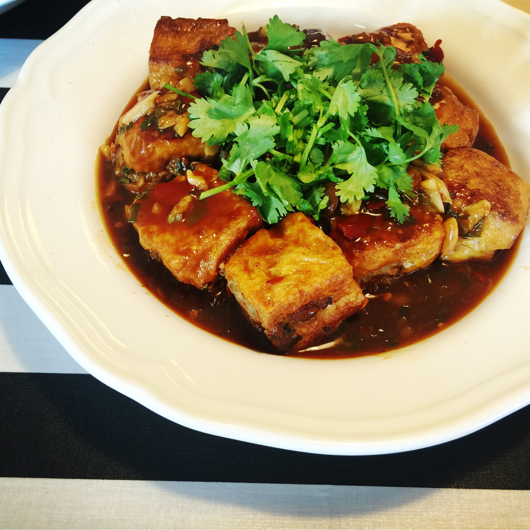 客家煎酿豆腐