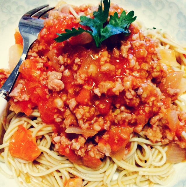 番茄肉酱意大利面