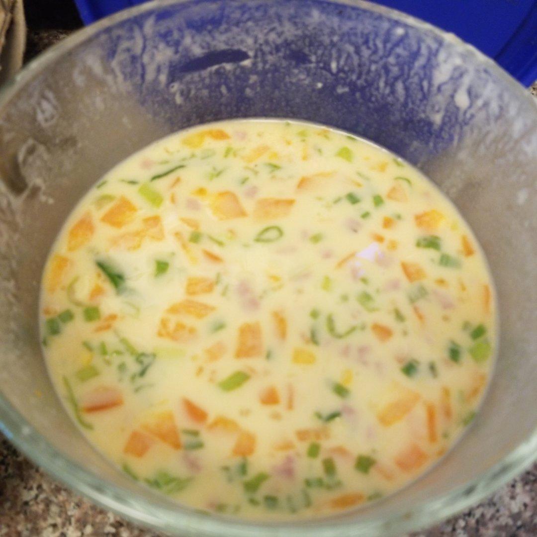 简单快手蔬菜鸡蛋煎饼
