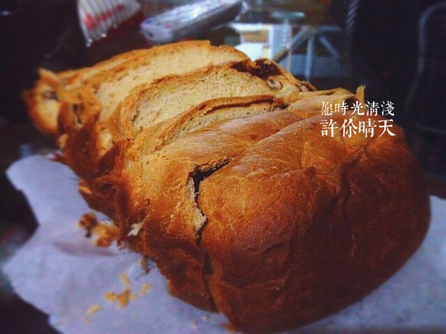 面包机版奶香蜜豆吐司