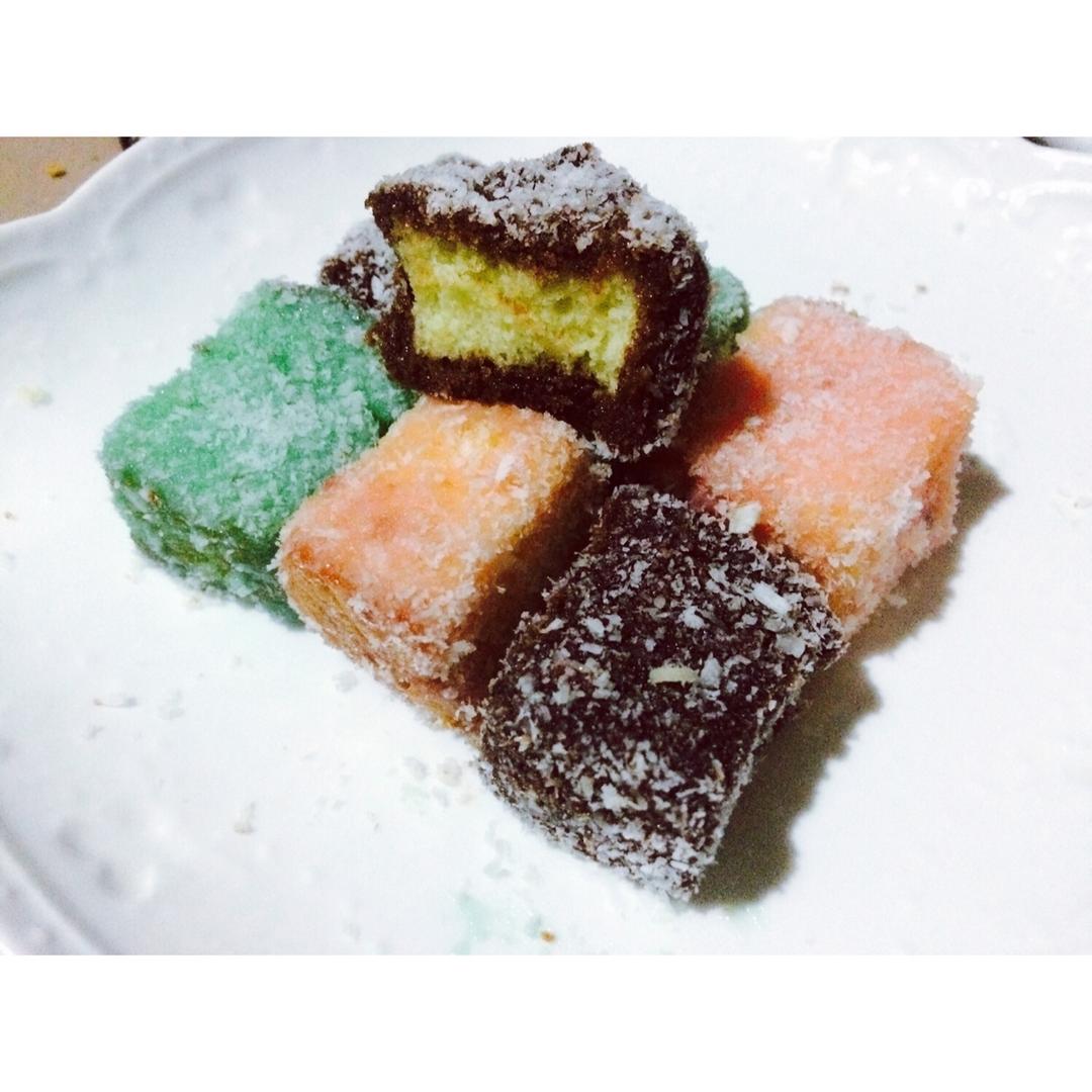 澳洲莱明顿蛋糕 Lamington