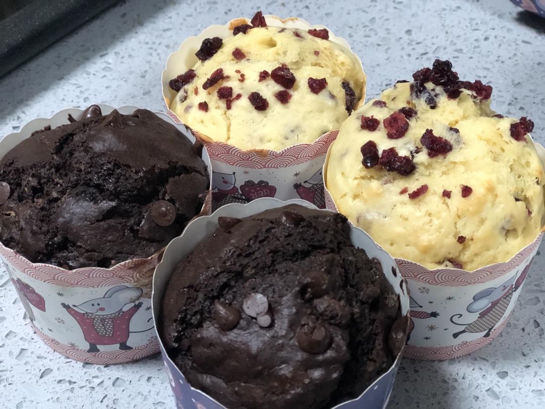 零失败，超级好吃又简单的巧克力马芬