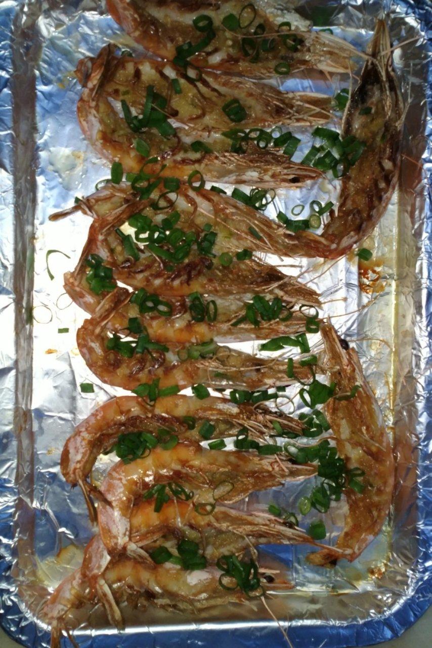 蒜蓉烤虾烤箱版