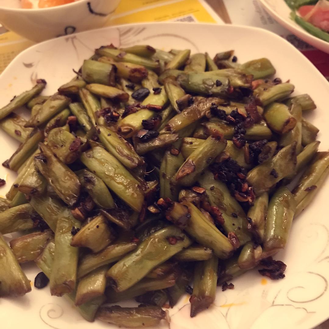 老干妈炒四季豆