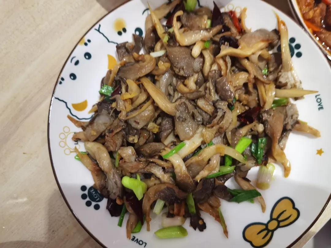 素炒平菇