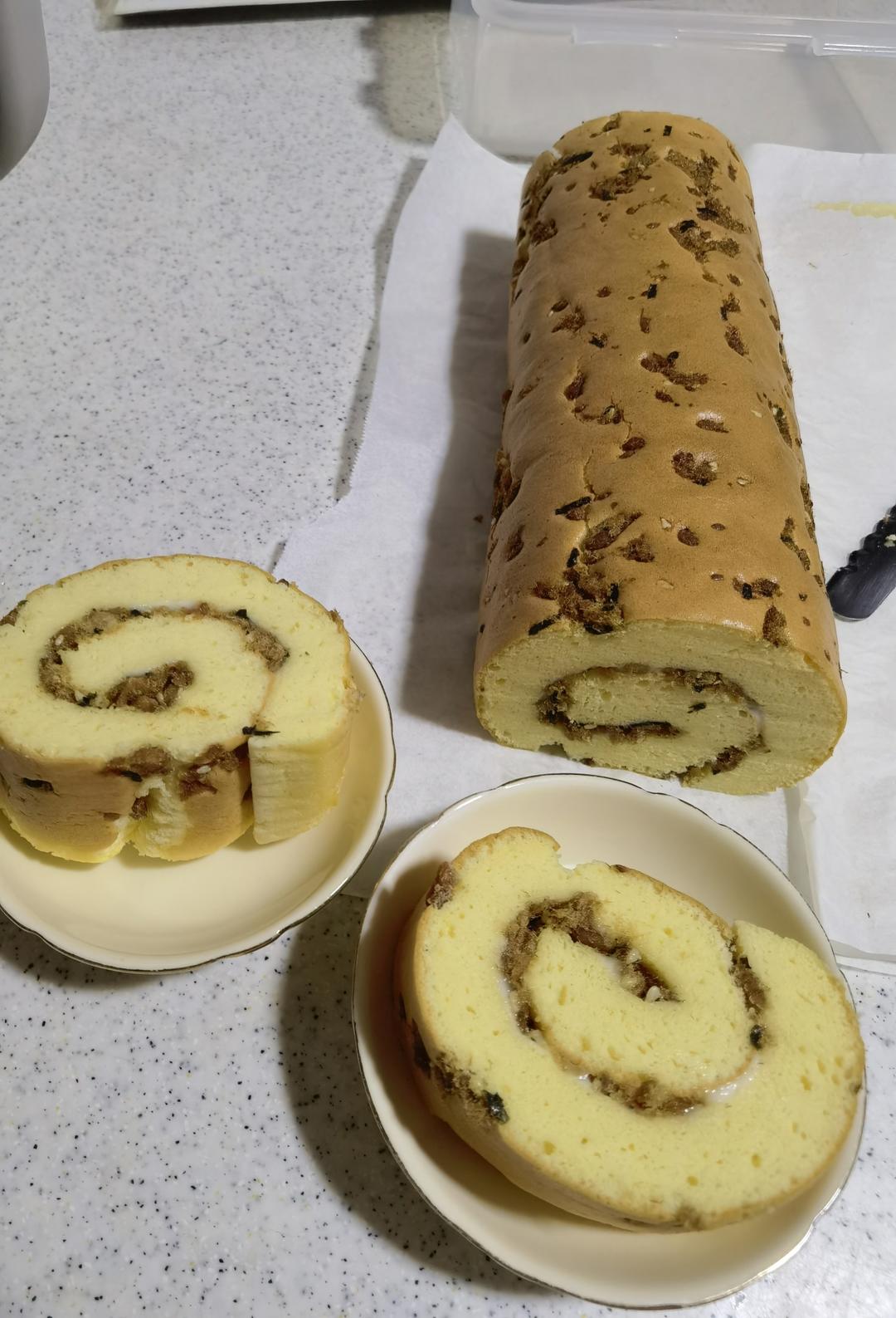 蛋糕卷，肉松蛋糕卷，网红贝贝肉松卷